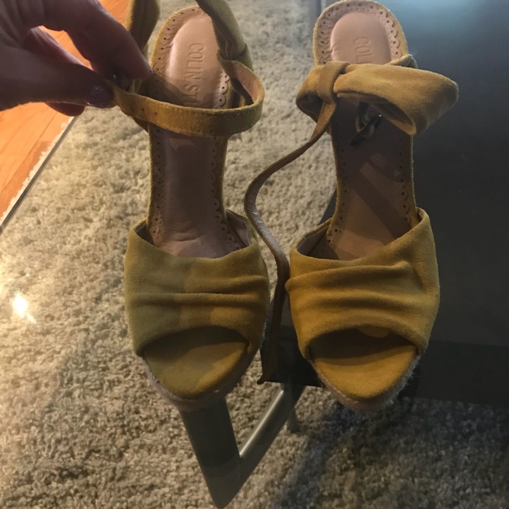 Yellow high heels. Never worn from Nordstrom